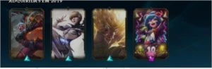LOL platina 4 20 skins e valorant platina 3 - League of Legends