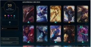 LOL platina 4 20 skins e valorant platina 3 - League of Legends