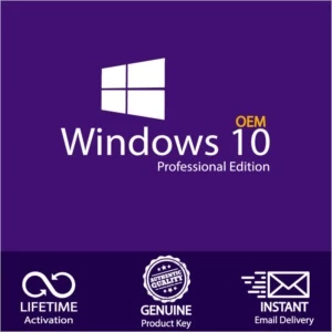 Licença Microsoft Windows 10 PRO Global OEM - Softwares e Licenças