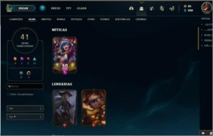 Conta lol nivel 167 41 skins - League of Legends
