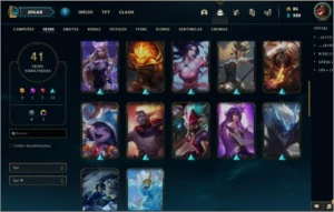 Conta lol nivel 167 41 skins - League of Legends
