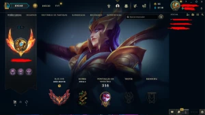 Conta season 2 Grão Mestre e soloQ 100% winrate MMR insano - League of Legends LOL