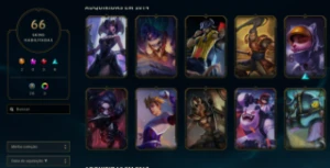 Conta season 2 Grão Mestre e soloQ 100% winrate MMR insano - League of Legends LOL