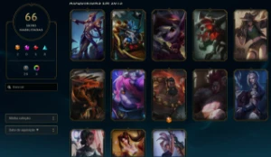Conta season 2 Grão Mestre e soloQ 100% winrate MMR insano - League of Legends LOL