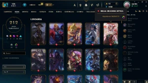 Vendo conta de lol e valorant com varias skins