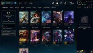 Conta gold IV 65%winrate - League of Legends LOL