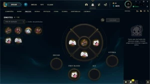 Conta gold IV 65%winrate - League of Legends LOL