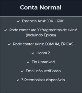 CONTA LV30 UNRANKED COM 50K - 60K EA - League of Legends LOL