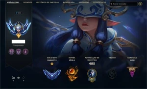 Conta League of Legends Diamante 1 LOL