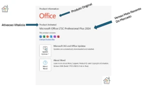 Combo Windows Pro + Pacote Office 2024 Vitalicio, Envio Imed - Softwares e Licenças