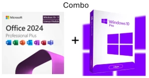 Combo Windows Pro + Pacote Office 2024 Vitalicio, Envio Imed