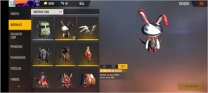 Conta free fire rara com primeiro passe de elite
