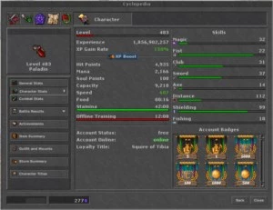 RP Level 480+ - Tibia