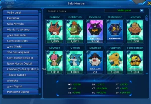Conta Mid/End game Com 6 U - Digimon Masters Online DMO