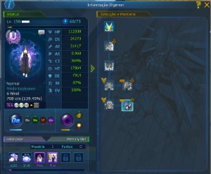 Conta Mid/End game Com 6 U - Digimon Masters Online DMO