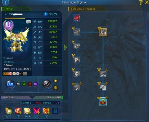 Conta Mid/End game Com 6 U - Digimon Masters Online DMO