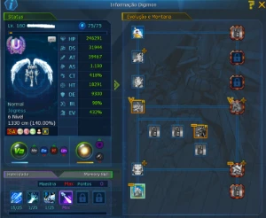 Conta Mid/End game Com 6 U - Digimon Masters Online DMO
