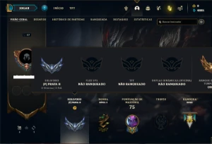 Conta prata 2 com 45 Champs e 11 Skins + 3 Espolios - League of Legends LOL