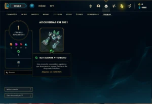 Conta prata 2 com 45 Champs e 11 Skins + 3 Espolios - League of Legends LOL