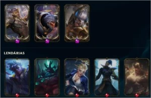 Conta LoL - Skins, Gemas, PP, Muitos fragmentos e mais - League of Legends