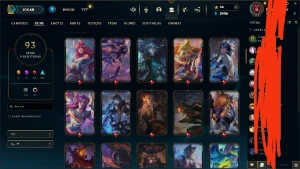 Conta De League Of Legends Com 93 Skins, 2 Ultimates E 2 Mit LOL