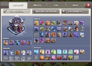 Conta COC cv 15 70% full - Clash of Clans