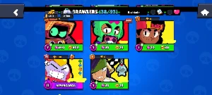 Conta Brawl Stars 38 Brawlers