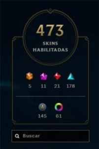 Conta de LOL Platina e varias vezes Dima com +470 skins - League of Legends