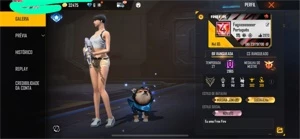 Free fire 1 passe, angelical fem e masc, pacotes, calca rara