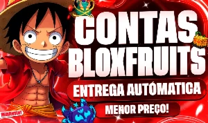 Conta Blox Fruits Aleatoria Level 1000+Chance Fruta Miticia - Roblox