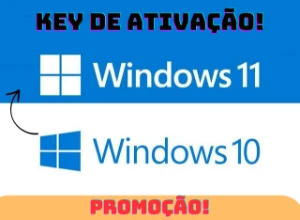 Licença para Windows 11 e Windows 10 - TODAS VERSÕES- BARATO - Softwares e Licenças