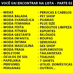 Lista de Fornecedores - 1.300 contatos atualizados - Others