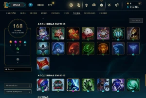 Conta Com 96 Skins - 137 Campeões - Nível 120 - Riot Singed - League of Legends LOL