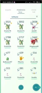 Conta Pokémon Go Lvl 36 ( 77 Shinys+80 Lendários+12 Míticos
