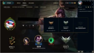 CONTA PRATA - League of Legends LOL