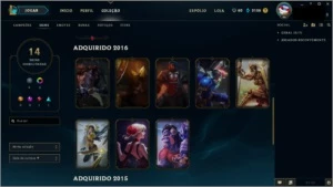 CONTA PRATA - League of Legends LOL