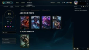 CONTA PRATA - League of Legends LOL