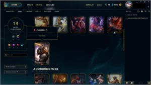 CONTA PRATA - League of Legends LOL