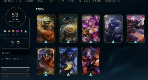 Conta League of Legends Full Acesso - 111 Champs e 53 Skins LOL