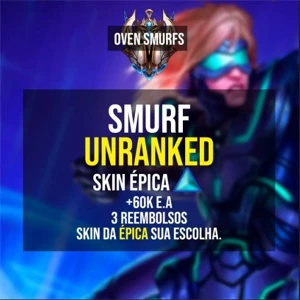 Smurf LOL Entrega 24/7 Com Skin Épica Da Sua Escolha! - League of Legends