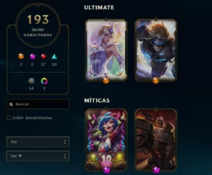 Conta League Of Legends Full Acesso, 152 Campeões, 194 Skins LOL