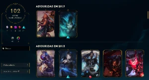 Handlevel Lvl 99 Recheada De Skins! (Boa Pra Main) - League of Legends LOL