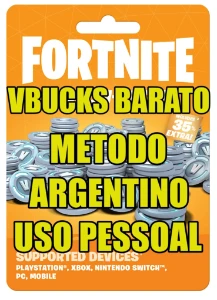 CURSO Metodo Argentino Vbucks Barato Uso Pessoal e + - Fortnite