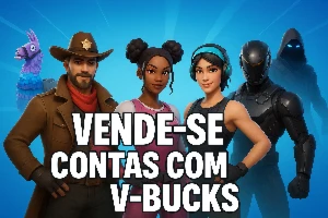 vende-se contas com v-bucks, ´para presentear para você´
