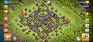 Conta cv 12 Clash of Clans