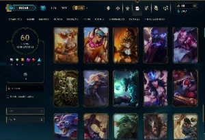Bronze 4 com 115 Champs e 60 Skins ( Mais de 150 Jogos ) - League of Legends LOL