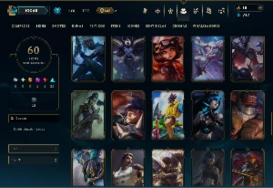 Bronze 4 com 115 Champs e 60 Skins ( Mais de 150 Jogos ) - League of Legends LOL