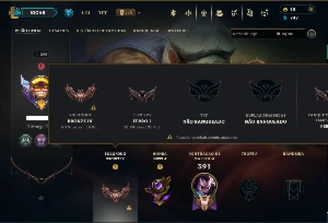 Bronze 4 com 115 Champs e 60 Skins ( Mais de 150 Jogos ) - League of Legends LOL