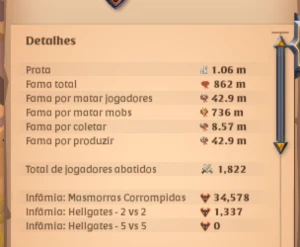 cajado da lua 116 e execrado 111 armadura do guardiao 120 - Albion Online