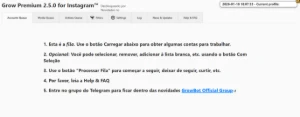 GrowBot Automator - Versão 2.5.0 - Outros